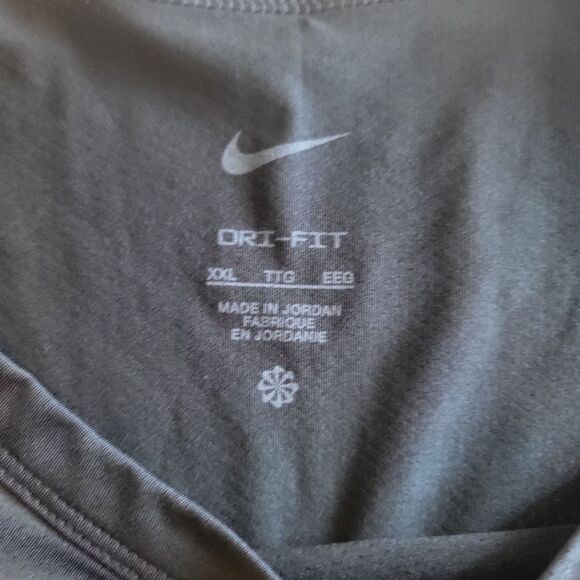 Nike Men Black Dri Fit Shirt Size XXL - Picture 2 of 8